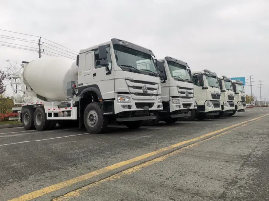 Shacman 8m³ 6*4 châssis bétonnière camion F2000 pour le marché de l'Algérie